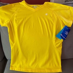 Champion Powertrain V Neck T-shirt S/P Yellow